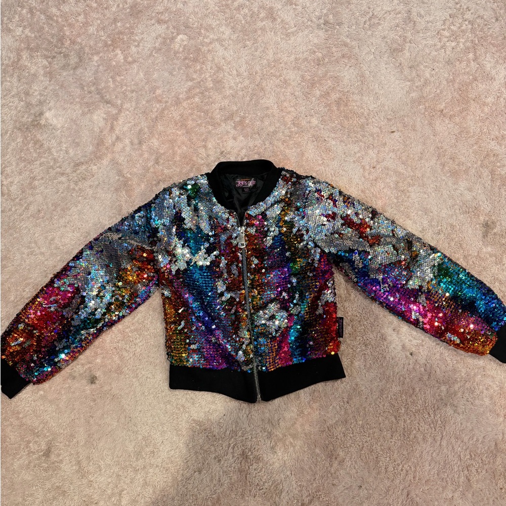 JoJo Siwa Sequin Bomber Jacket